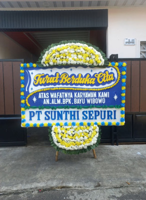 Papan Bunga Duka di Ciwedus
